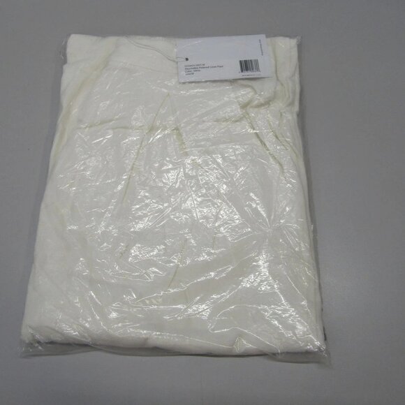 NEW THE NOLI SHOP Women’s Seychelles Relaxed Linen Pants White Size M - Picture 8 of 9